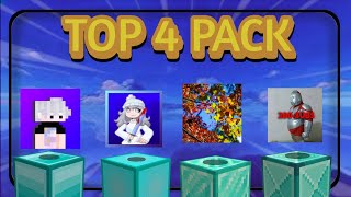 Top 4 Best Texture Pack Bedwras  bed fight keyboard and mouse sound [upl. by Nalyad676]