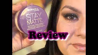 STAY MATTE LOOSE POWDER REVIEW amp TUTORIAL [upl. by Eolande391]