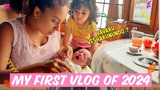 My First Vlog Of 2024  Pearle Maaney  Baby Nitara  Baby Nila [upl. by Philemon]