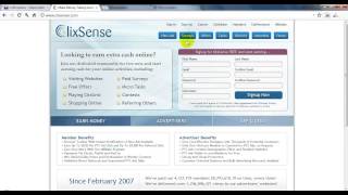 ClixSense How To Login [upl. by Nedyaj]