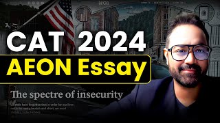 How To Read Aeon Essay   CAT Exam Verbal Ability Preparation  CAT RC Guide catexam cat2024 [upl. by Nisior229]