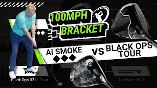 100MPH SWING SPEED DRIVER BRACKET  Callaway AI Smoke Triple Diamond vs PXG Black Ops 0311 Tour [upl. by Kahaleel]