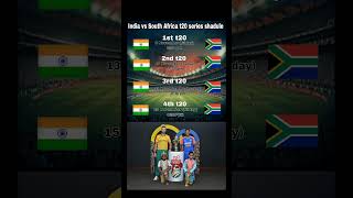 IND vs South Africa T20 series Shadule indvssa t20series trend shorts cricketnews [upl. by Zetta]