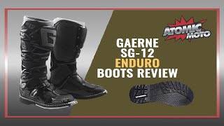 Gaerne SG12 Enduro Boots Review [upl. by Mercado334]