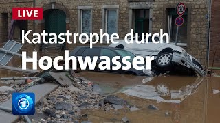 Hochwasser in Deutschland Katastrophe durch Unwetter [upl. by Berthold]