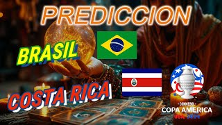 Prediccion Brasil vs Costa Rica Copa America 2024  24 de Junio [upl. by Lorenzo]