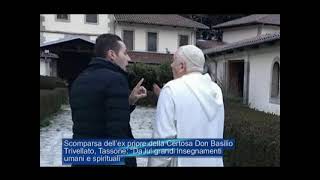 Scomparsa ex priore Certosa Don Basilio Tassone quotDa lui grandi insegnamenti umani e spiritualiquot [upl. by Inalak]