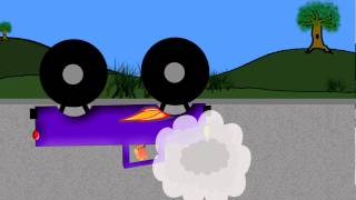 Monster Truck Crash with Sara Uppet [upl. by Egrog]