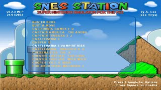 PS2 Nostalgia 1 SNES Emulator  The Nintendo Station [upl. by Ishmul]