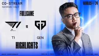 Full Highlights T1 vs GEN  Bán Kết 2  CKTG 2024 [upl. by Yevrah804]