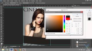 Como Criar Capa de Revista  Adobe Photoshop [upl. by Ahseekal]