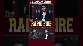 Suriya’s Rapid Fire Round with Allu Sirish – Fun Fast and Unfiltered  maatvfilms [upl. by Faubion]