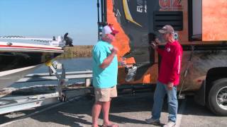 Gypsy Angler  Towing with truck camper overhang [upl. by Yalhsa]