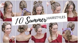 10 ACCONCIATURE PER LESTATE  Summer Hairstyles  Silvia Viscardi [upl. by Yelak]