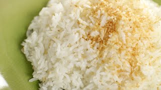 Thai Coconut Rice Recipe ข้าวมัน  Hot Thai Kitchen [upl. by Koehler976]