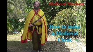 How to make a Medieval Cloak [upl. by Zetrac]