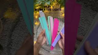 Stunning DIY Decorative Lights ✨ Easy amp Affordable Lighting Hack shorts diwalidecor diy [upl. by Ellicul]