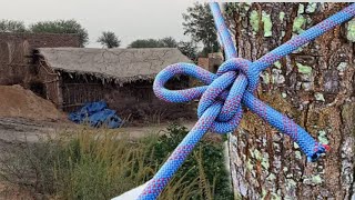 how to make a perfect tie knothow rope diy [upl. by Eedrahs]