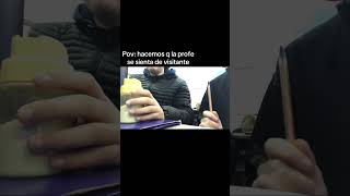 EL PROFÉ ESTÁ DE VISITANTE  LAPICEROS argentina viralvideo viralshorts [upl. by Pachton261]