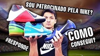 QUANTAS CHUTEIRAS EU TENHO SOU DA NIKE RESPONDE01 [upl. by Ognimod30]