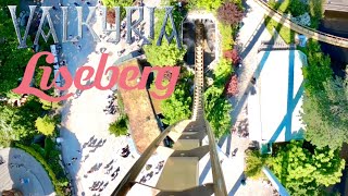 VALKYRIA Liseberg AWESOME Dive Coaster  EXCLUSIVE Front Row POV [upl. by Mauer]