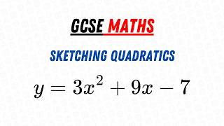 Sketching Hard Quadratics  GCSE Maths [upl. by Borgeson136]