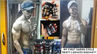 My First Sarms CYCLE  HOW To Run FIRST SARMS CYCLE Mk677 Lgd4033 Rad 140 RESULTS SIDE EFFECTS [upl. by Diad]