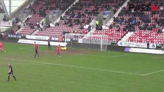 20140329 DAFC 2 V Brechin City 1 SPFL1 Highlighs [upl. by Fawna]