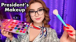 ASMR Doing Your Makeup Youre THE PRESIDENT 🇺🇸 Layered Sounds Personal Attention For SLEEP 😴 [upl. by Katheryn]