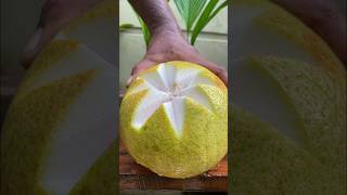 Amazing craft by pomelo 🌴🌴🌴🌴pomelo cutting [upl. by Inalan686]