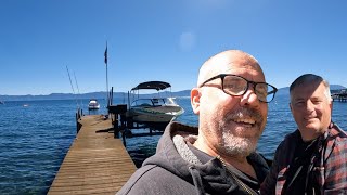 Fuel Injected Boat on Lake Tahoe California Waterfront House with a Private Dock WE ARE SPOILED [upl. by Salvador740]