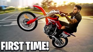 RIDING MY 2021 CRF150R FOR THE FIRST TIME   BRAAP VLOGS [upl. by Dougy504]