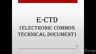 ectd  electronic common technical documents  Industry and FDA liaison [upl. by Nnaycnan]