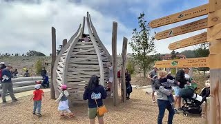 New SF landmark Presidio Tunnel Tops Park opens to public [upl. by Zora]