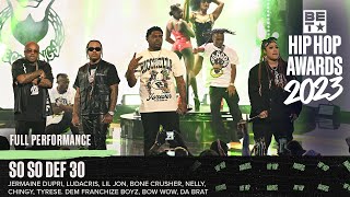 Jermaine Dupri Brings Ludacris Chingy Lil Jon amp More To Perform Classics  Hip Hop Awards 23 [upl. by Blasius]