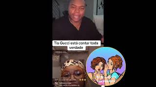 Tia Gucci detona o Aureo Gonçalves na live do GUY [upl. by Ecirehs662]