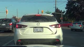 Driving in Whitby Ontario Canada [upl. by Nivrag]