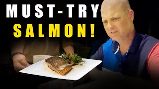 UNBELIEVABLE Salmon Dish at Palawan’s Two Seasons Resort  Honest Reaction [upl. by Chari]