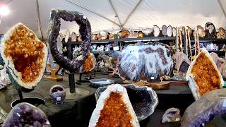 Spectacular Crystals amp Dinosaurs Tucson Gem Mineral amp Gem Show 2018 Part 3 [upl. by Swane]