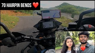 couple ride 😍 four days trip ❤️  ktm adventure 250  tamil motovlog [upl. by Dulcea764]