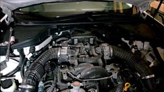 Infiniti M56 coolant leak pt 2 Thermostat housing common issue [upl. by Flyn]