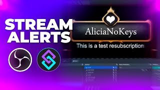 Custom STREAM ALERTS with OBS Studio amp Streamerbot  Tutorial [upl. by Cyril780]