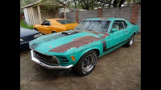 1970 Mustang Fastback Boss 302 survivor [upl. by Ripleigh]