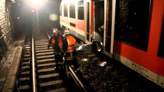 Bahntunnel zwischen Rudersdorf und Fellerdilln wurde Schauplatz für Großübung [upl. by Oriole]