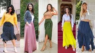 Las Faldas para las mujeres con más estilo elegantes y modernas a los 50 [upl. by Thibaut455]