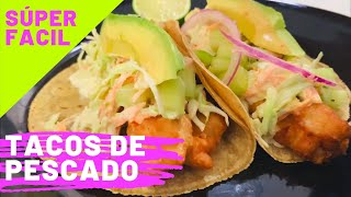 TACOS DE PESCADO Capeado crujiente con Cerveza [upl. by Christianna]