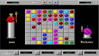 Color Lines Dos game 1992 [upl. by Aleedis]