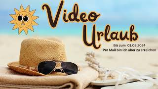 Video Urlaub bis zum 01082024  Produkte von Stampin´UP [upl. by Yeldahc945]