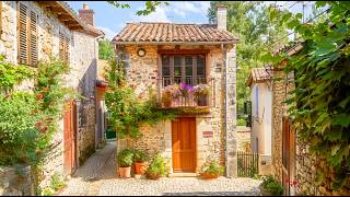 Lourmarin the most beautiful village in France  Walking tour 4k [upl. by Haleak]