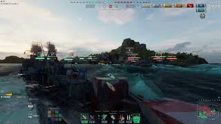 World of Warships  Kleber I Eat Smalands amp Des Moines for Breakfast [upl. by Annasiul]